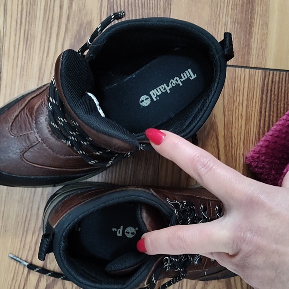 Boys Timberland boots real genuine leather - Picture 5 of 11